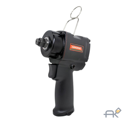 Пневмогайковерт ударный Compactс реверсом и регулировкой усилия 1/2(600Hм. 8500 об/мин.6.3bar.113 л/мин.1.45кг) (RF-82542)